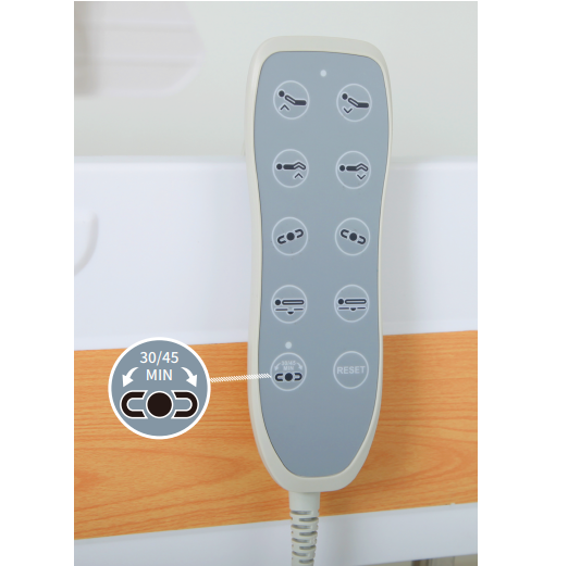 Pat spital electric cu saltea pentru ingrijire la domiciliu VIP