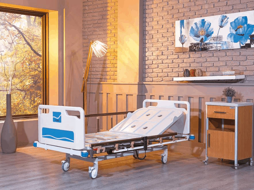 Pat de spital cu 2 motoare ZET4060 fara saltea