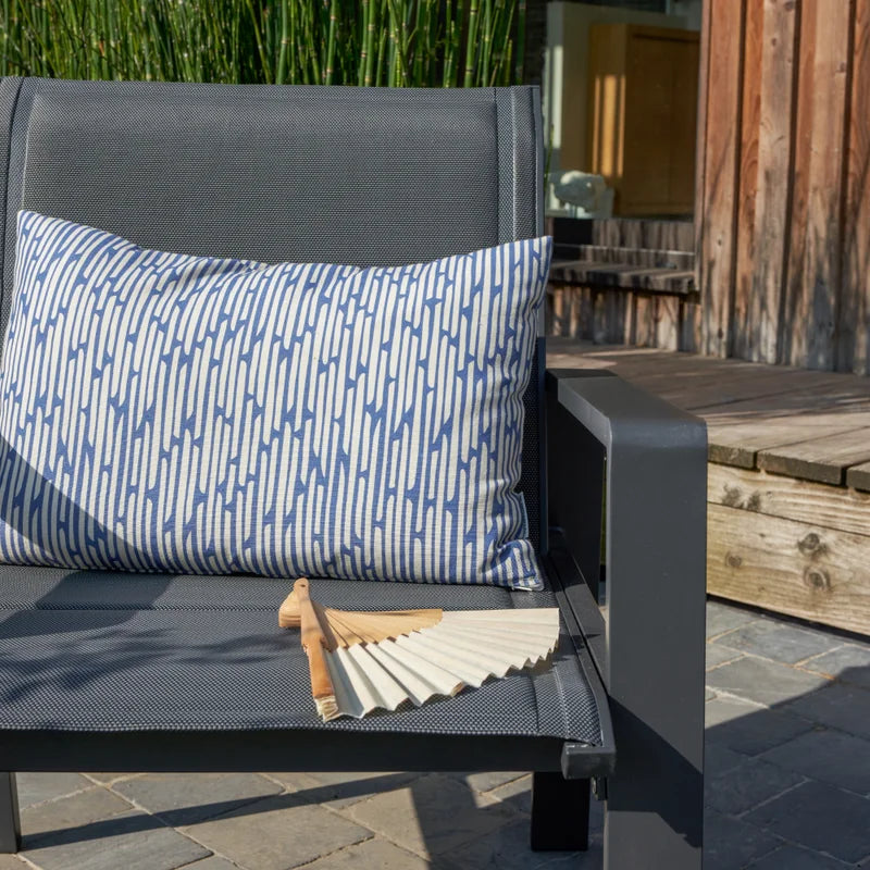 Set mobilier gradina Aramis, pentru 4 persoane, otel/textilen, gri