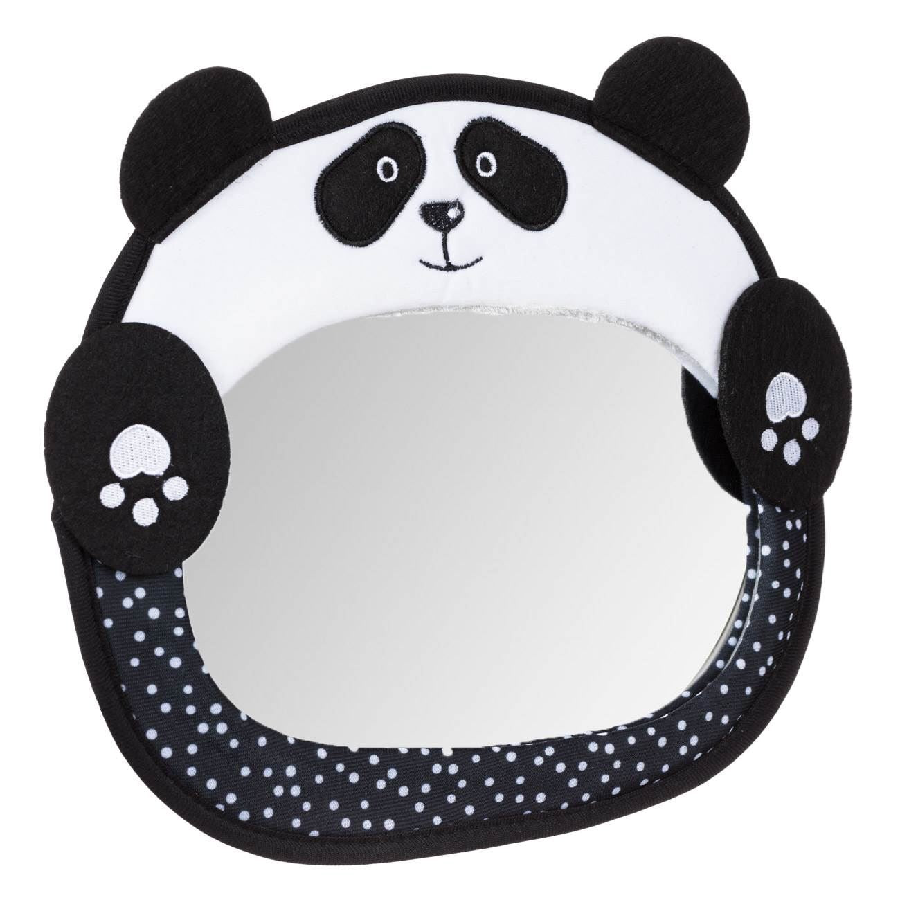 Oglinda Auto Bebe Retrovizoare Panda 31x25cm - Honey Baby