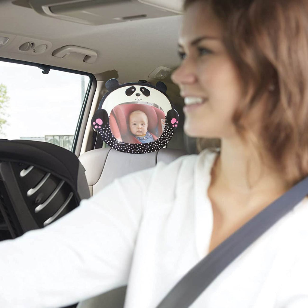 Oglinda Auto Bebe Retrovizoare Panda 31x25cm - Honey Baby
