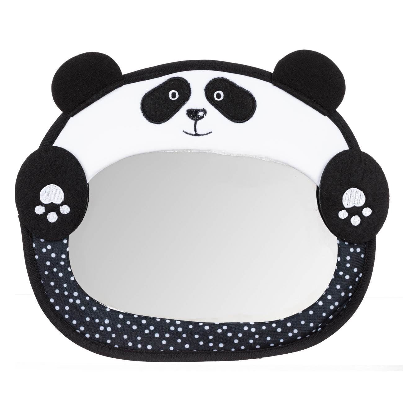 Oglinda Auto Bebe Retrovizoare Panda 31x25cm - Honey Baby