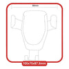 Incarcator Telefoane Mobile Auto Wireless din Plastic Negru Argintiu 90x7.5x10.5cm - MaxiBuy