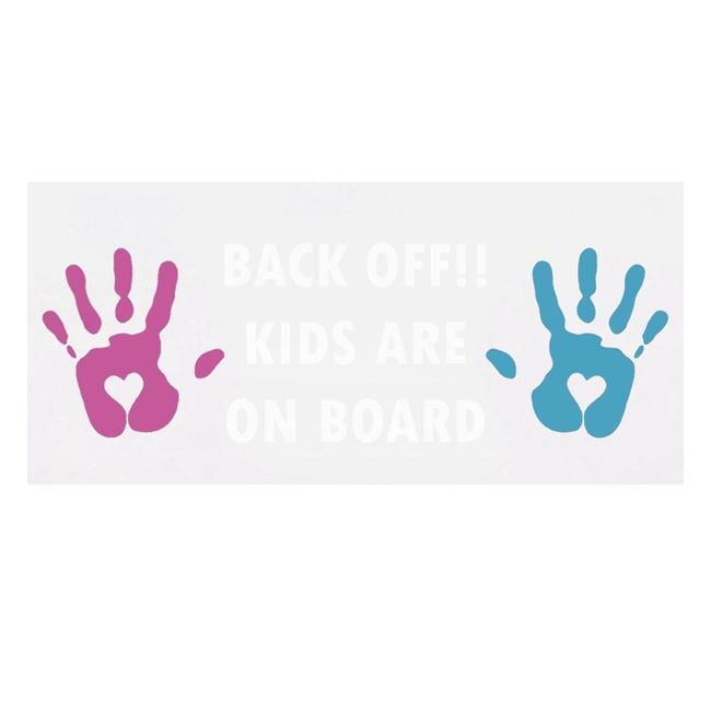 Indicator Autocolant Auto Back Off 25x11cm