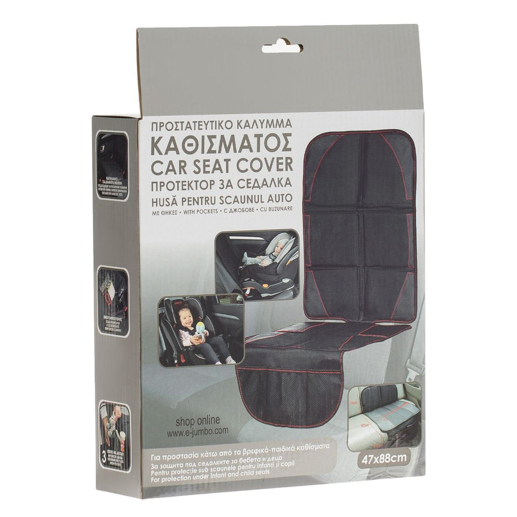 Husa Neagra de Protectie Bancheta Auto sub Scaun Auto pentru Copii 47x88cm