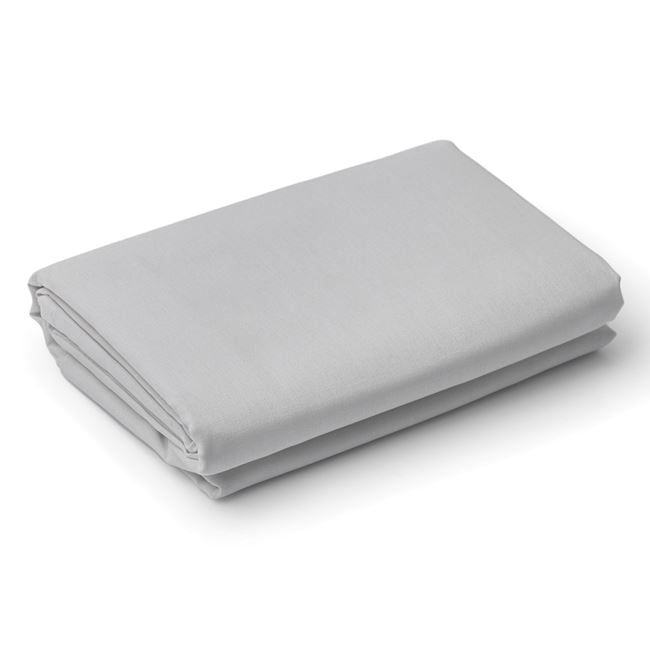 Cearceaf din Bumbac Gri cu Elastic pentru Pat 160x200cm+28cm - MaxiBuy