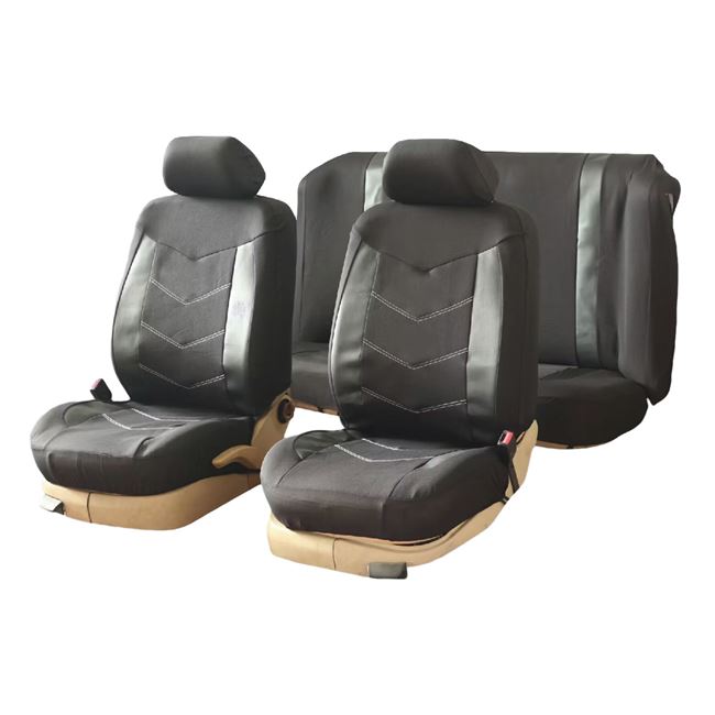 Set Huse Scaune Auto Negre - 6buc