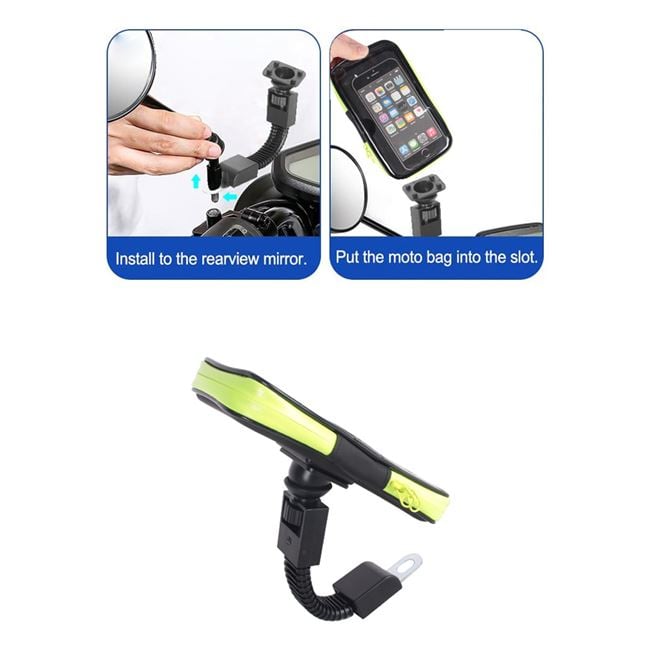 Suport Impermeabil Telefon Mobil pentru Motocicleta - MaxiBuy