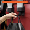 Suport Auto Suspendabil Negru cu 2 Carlige pentru Pahar Ø8cm
