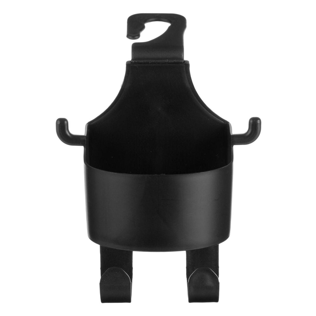 Suport Auto Suspendabil Negru cu 2 Carlige pentru Pahar Ø8cm