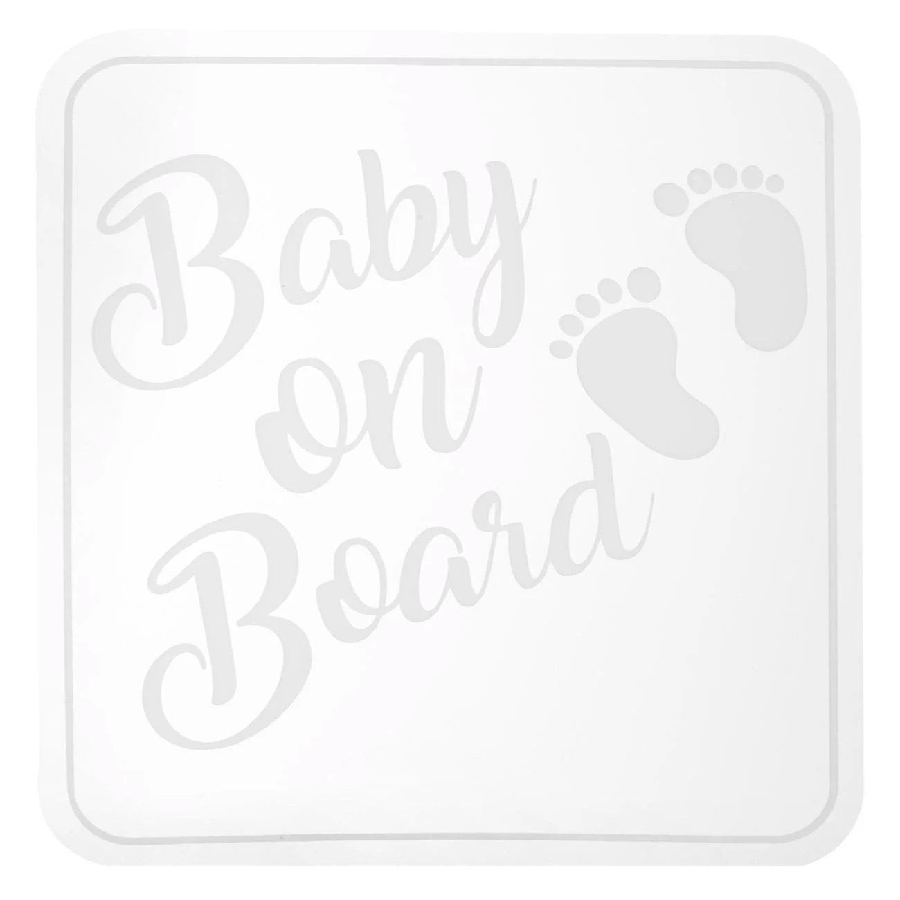 Autocolant Auto "Baby On Board" 18x20cm