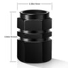 Capace din Aluminiu Negru pentru Supapa Anvelopa - 4buc