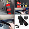 Curea Elastica Organizatoare cu 3 Pozitii Neagra cu Scai 5x50cm