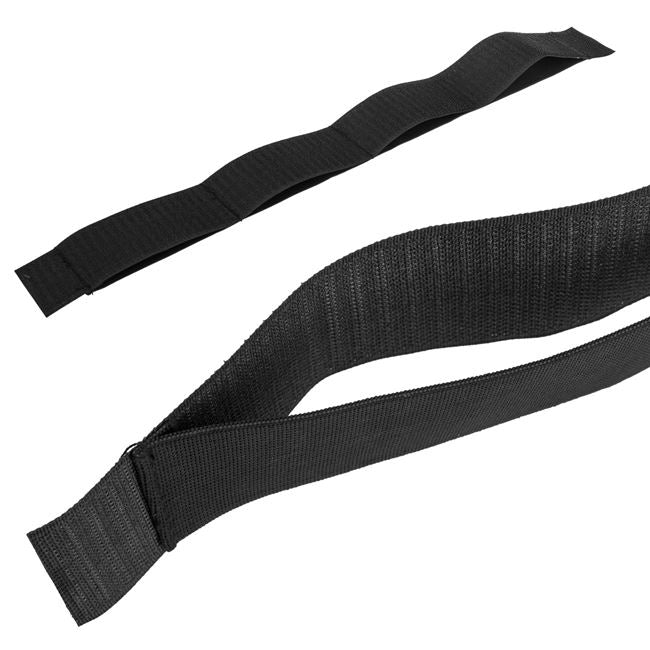 Curea Elastica Organizatoare cu 3 Pozitii Neagra cu Scai 5x50cm