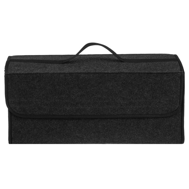 Organizator din Fetru Gri Antracit pentru Portbagaj Auto 50x17x27cm