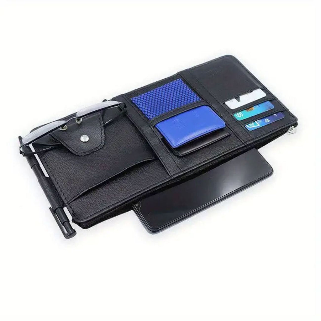 Organizator Negru pentru Parasolar Auto 29.5x16cm