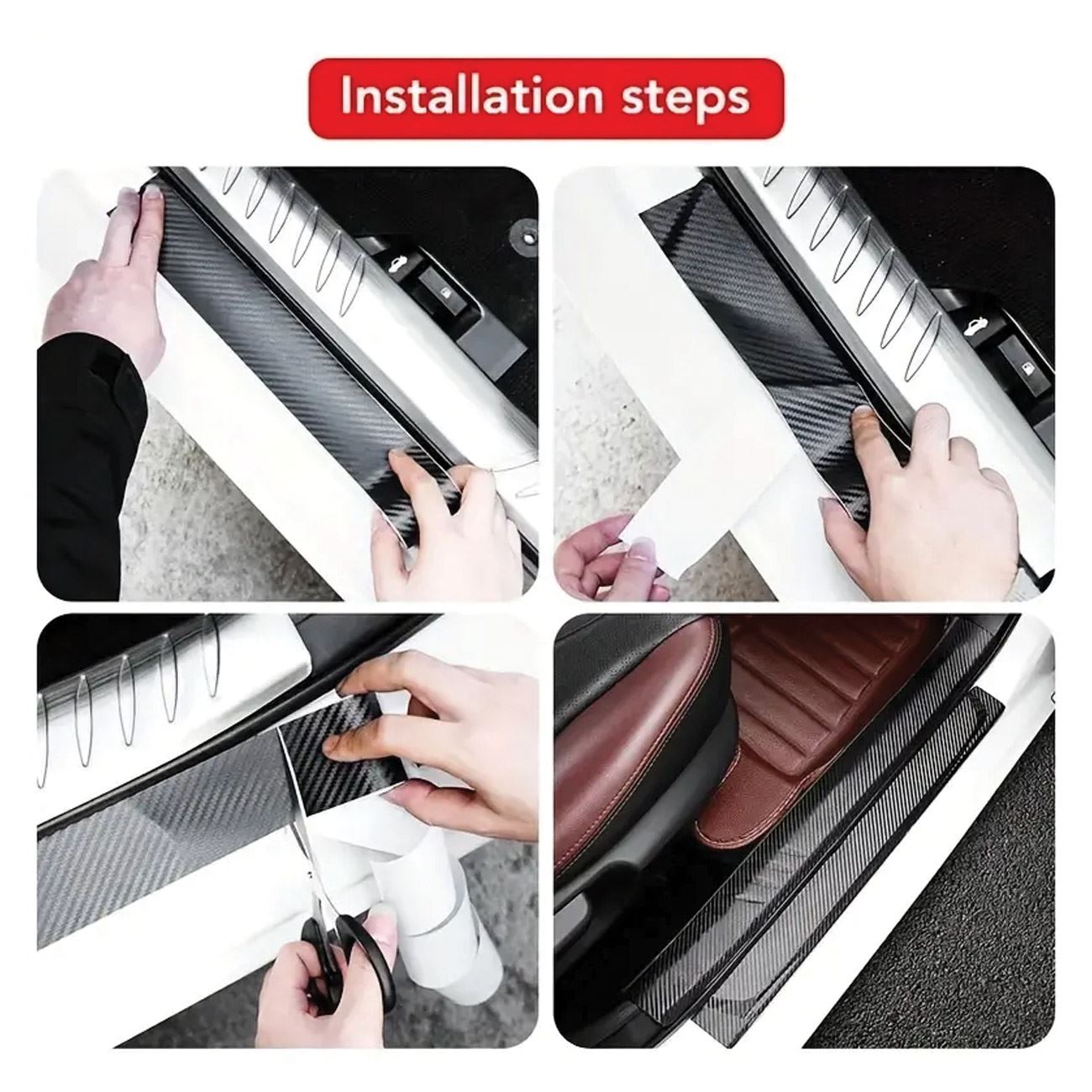 Banda Adeziva de Vinil 5FD cu Fibre de Carbon 3mx5cm