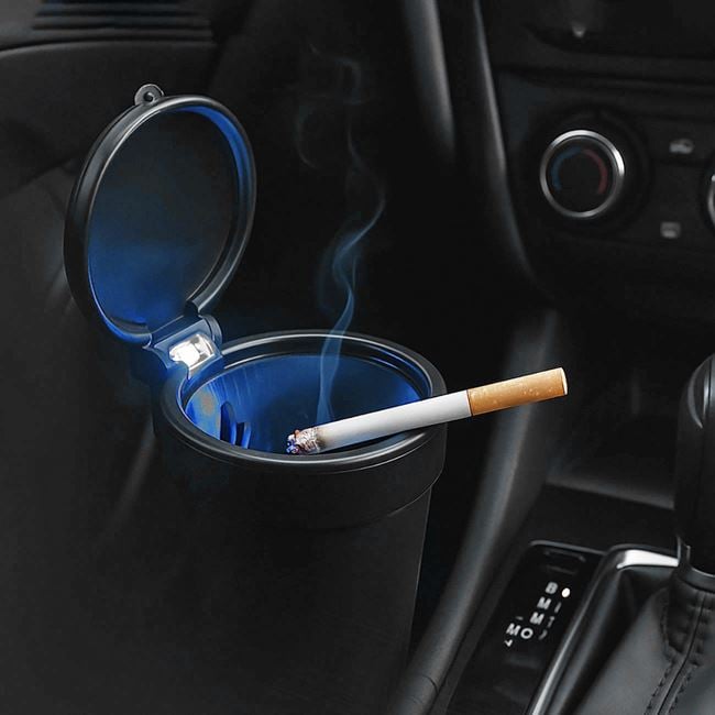 Scrumiera cu Lumina pentru Automobil Ø8x11.5cm