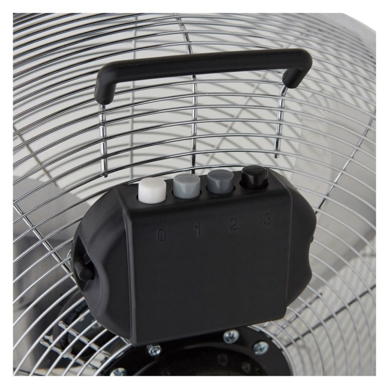 Ventilator de podea Equation Jervis 3, 120 W, Ø 45 cm, 3 viteze, argintiu