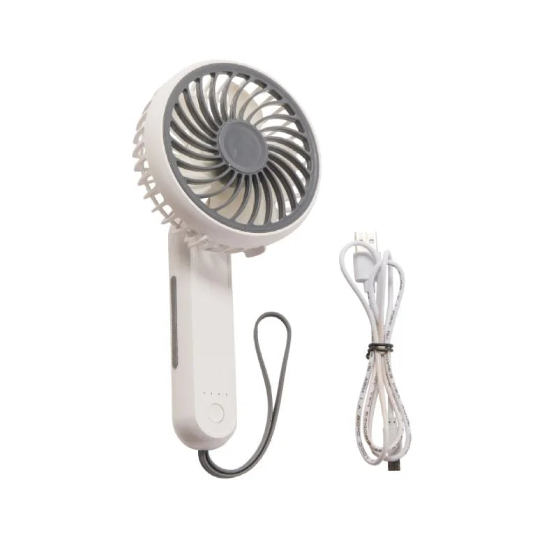 Ventilator portabil Equation Handy, cu USB, 3 W, Ø 11 cm, 3 viteze, alb