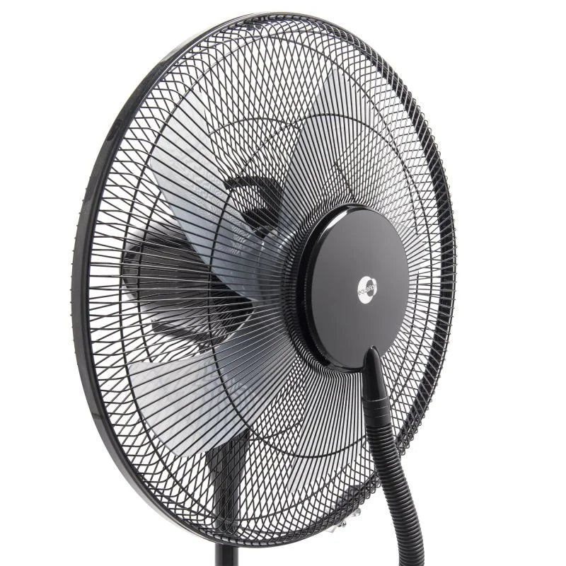 Ventilator cu picior Equation, cu pulverizator apa, 70 W, Ø 40 cm, 3 viteze, negru
