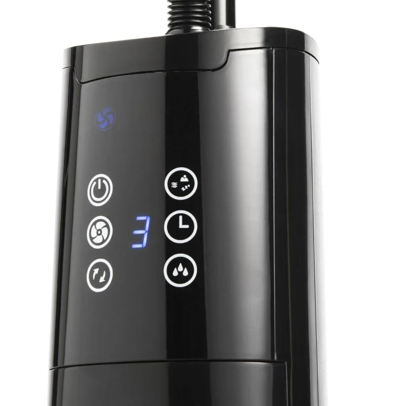 Ventilator cu picior Equation, cu pulverizator apa, 70 W, Ø 40 cm, 3 viteze, negru