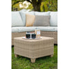 Set mobilier gradina Naterial Medena, cu coltar, pentru 7 persoane, aluminiu/textil, bej