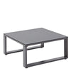 Set mobilier gradina Naterial Odyssea, aluminiu/textil, pentru 6 persoane, gri