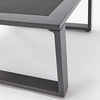 Set mobilier gradina Naterial Odyssea, aluminiu/textil, pentru 6 persoane, gri