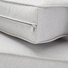 Set mobilier gradina Naterial Odyssea, aluminiu/textil, pentru 6 persoane, gri