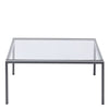 Set mobilier gradina Naterial Trino, otel/textil, pentru 4 persoane, gri
