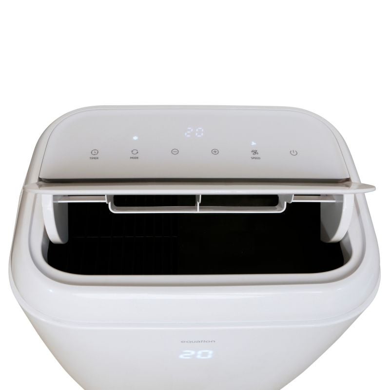 Aer conditionat portabil Equation Cool&Heat 12K, 12000 BTU, clasa energetica A, cu kit de evacuare inclus