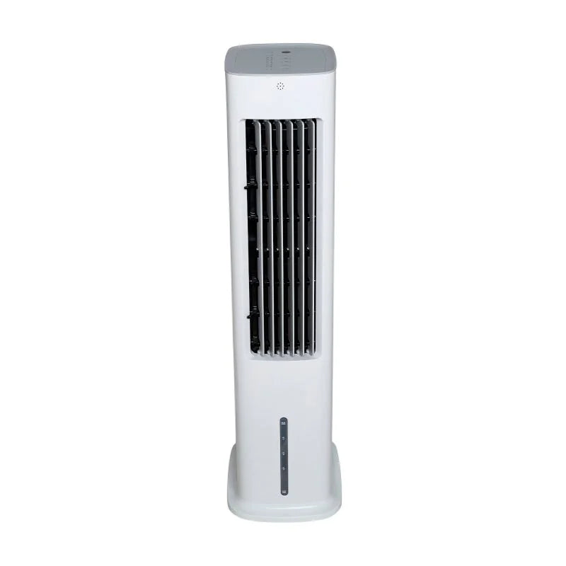 Racitor de aer turn Equation Cube, 55 W, rezervor 5 L, H 85 cm, 3 viteze, alb