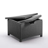 Set mobilier gradina Venezia, pentru 4 persoane, plastic, gri