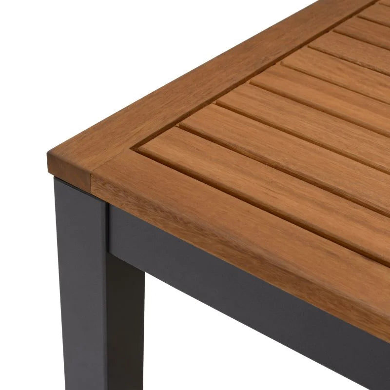 Set mobilier gradina Naterial Oris, pentru 5 persoane, aluminiu, gri