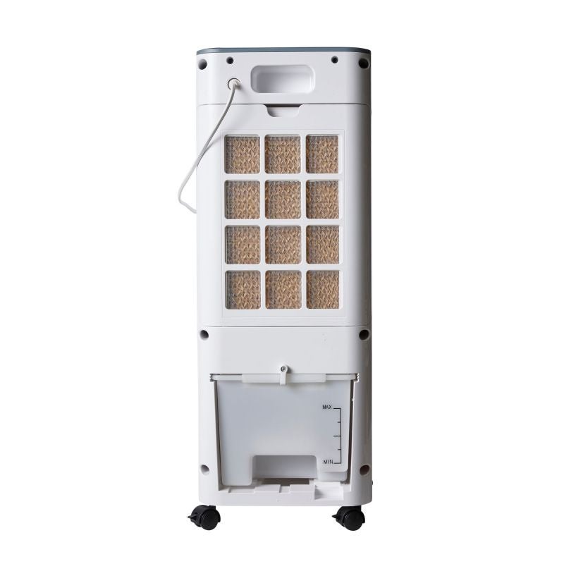 Racitor de aer Equation, 50 W, rezervor 4.8 L, H 70 cm, 3 viteze, alb/gri