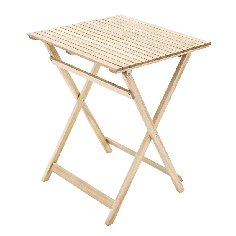 Set mobilier gradina Naterial Solis II Origami, pentru 2 persoane, lemn, natur