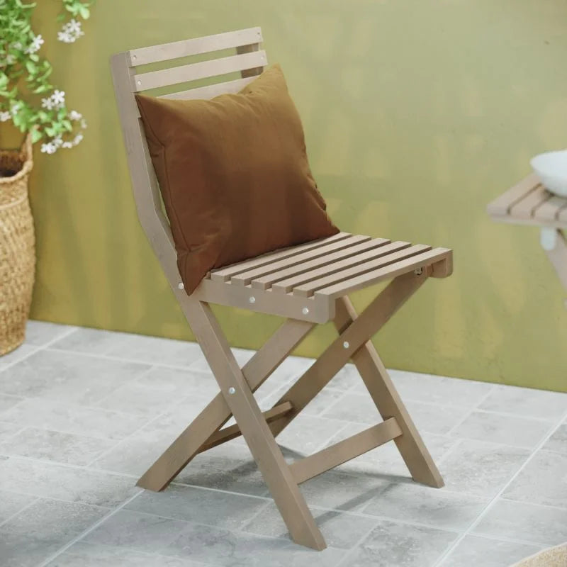 Set mobilier gradina Naterial Solis II Origami, pentru 2 persoane, lemn, natur