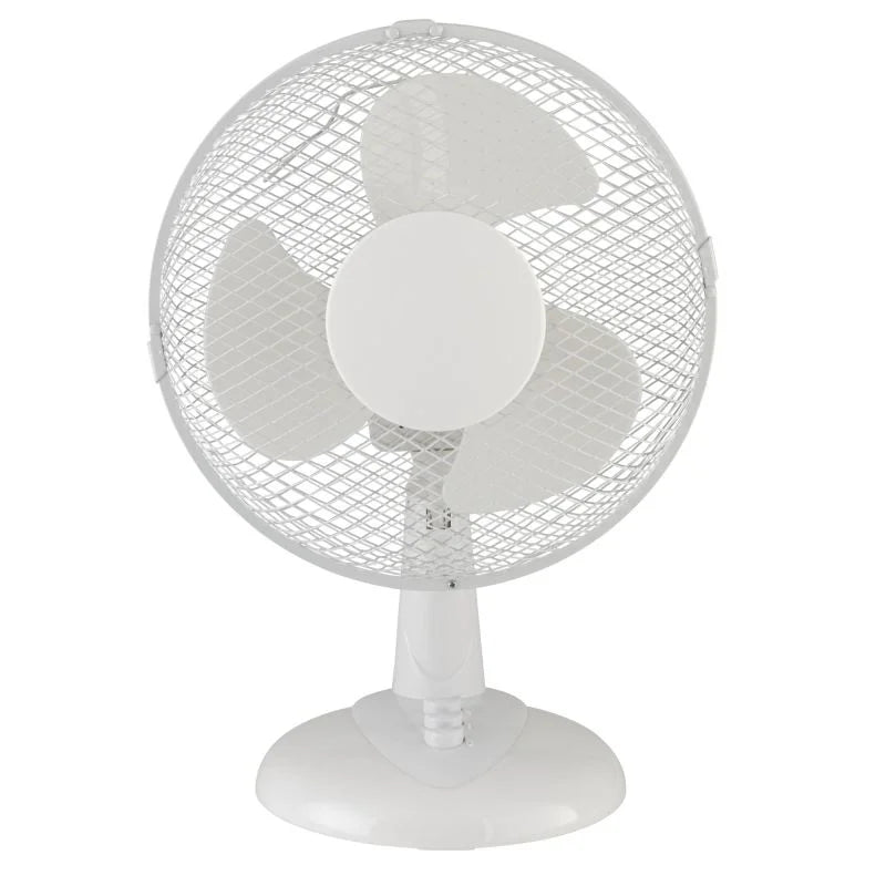 Ventilator de birou Equation Moe 4, 22 W, Ø 23 cm, 2 viteze, alb