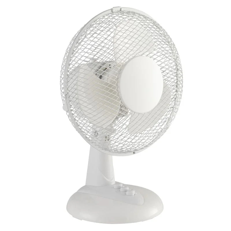 Ventilator de birou Equation Moe 4, 22 W, Ø 23 cm, 2 viteze, alb