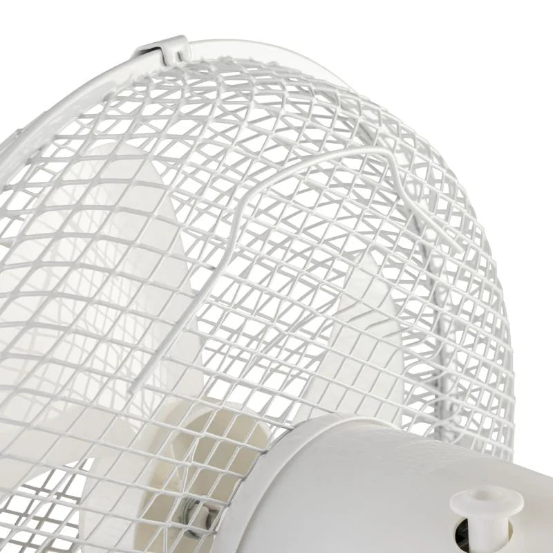 Ventilator de birou Equation Moe 4, 22 W, Ø 23 cm, 2 viteze, alb