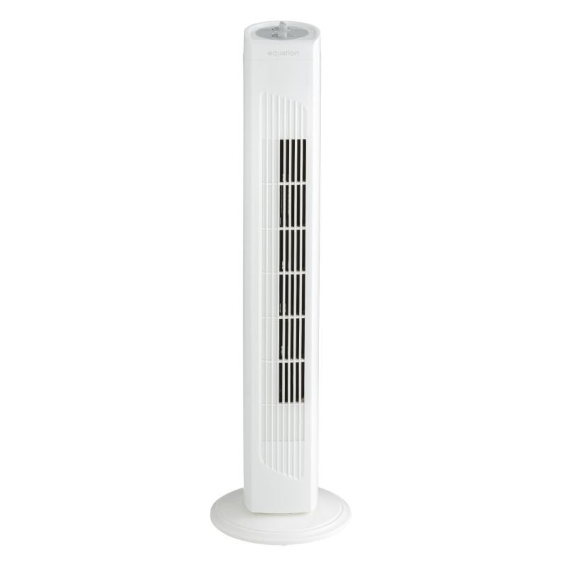 Ventilator turn Equation Tower 2, 42 W, H 81 cm, 3 viteze, alb