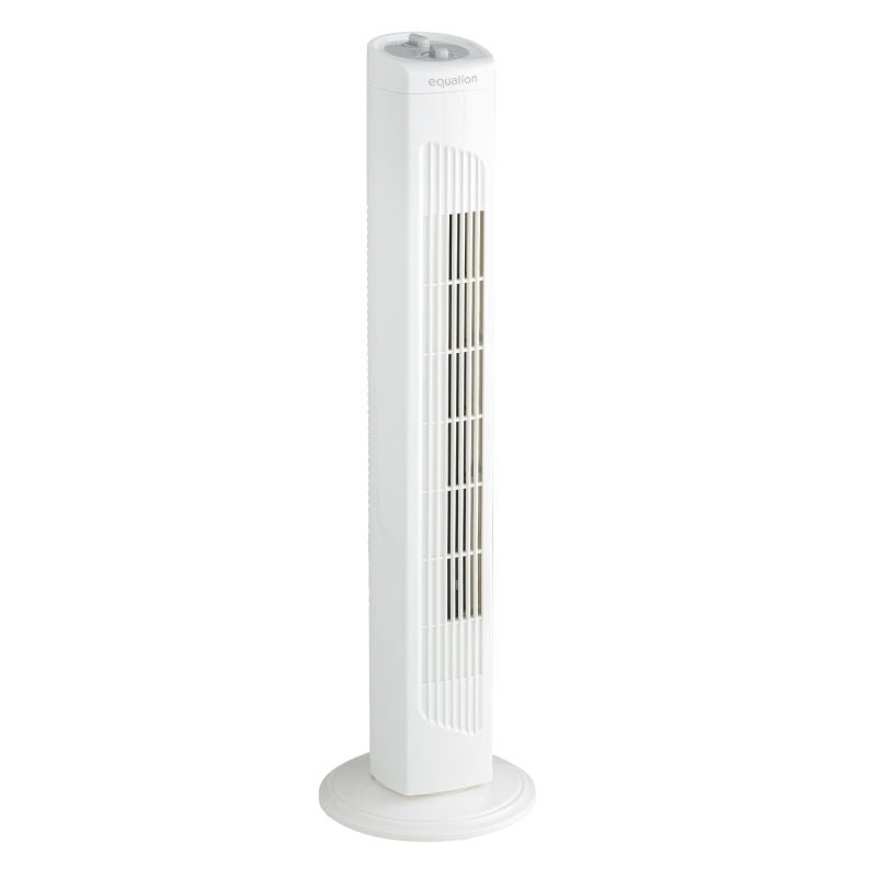 Ventilator turn Equation Tower 2, 42 W, H 81 cm, 3 viteze, alb