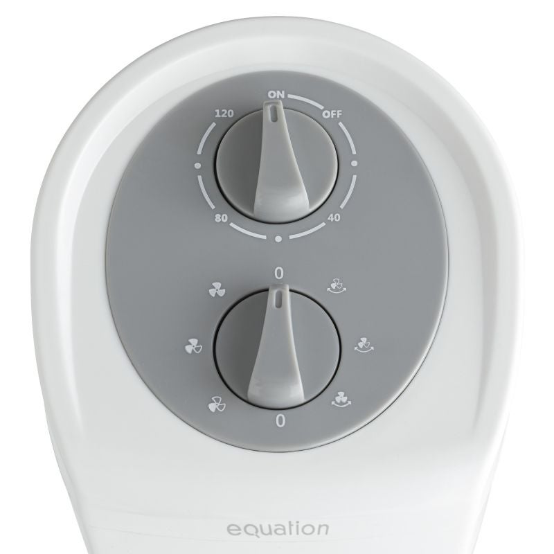 Ventilator turn Equation Tower 2, 42 W, H 81 cm, 3 viteze, alb