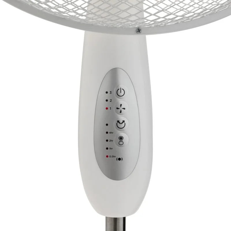 Ventilator cu picior Equation Altona 4 RT, 45 W, Ø 40 cm, 3 viteze, alb