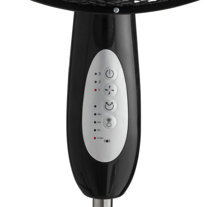 Ventilator cu picior Equation Altona 4 RT, 45 W, Ø 40 cm, 3 viteze, negru