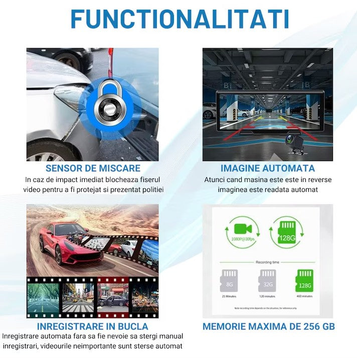 Navigație Auto Multimedia Universală Luxury® – Display 10.26” HD Performanță, Conectivitate, Stil