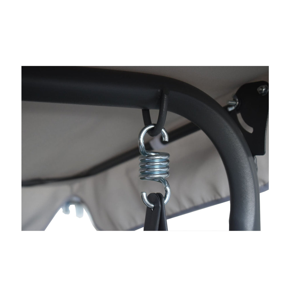 Balansoar de grădină MAXI II pentru 3 persoane – Gri antracit