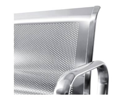 Banca sala asteptare INOX 2 locuri pentru spital