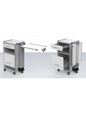 Noptiera cu masa de servit la pat CEY-02